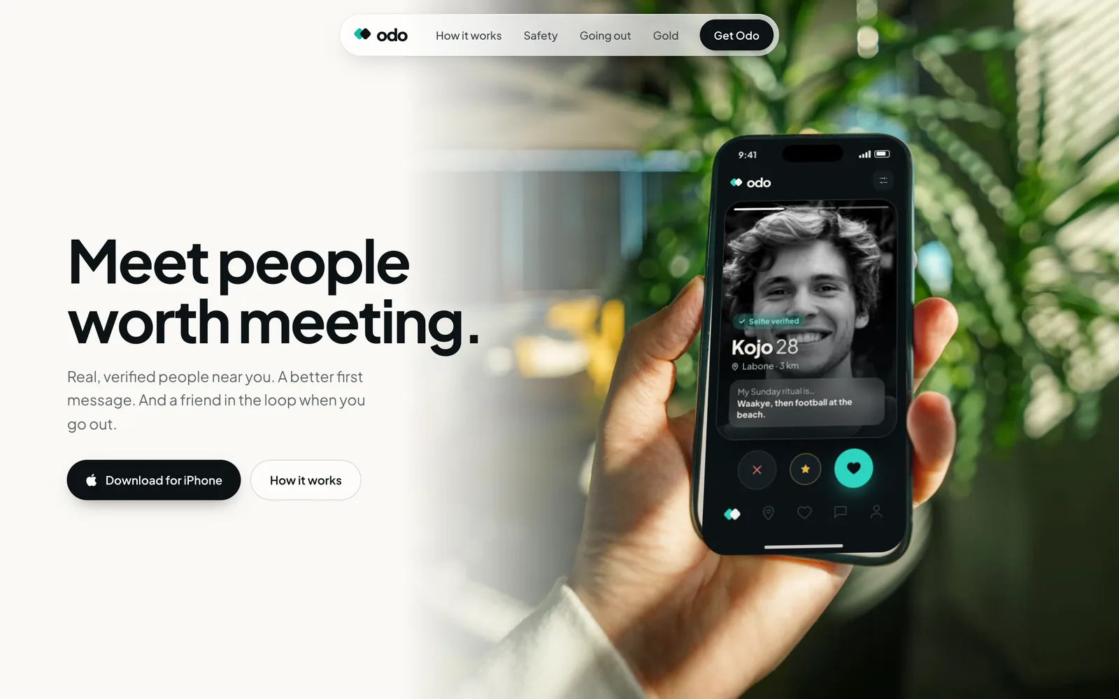 Odo homepage
